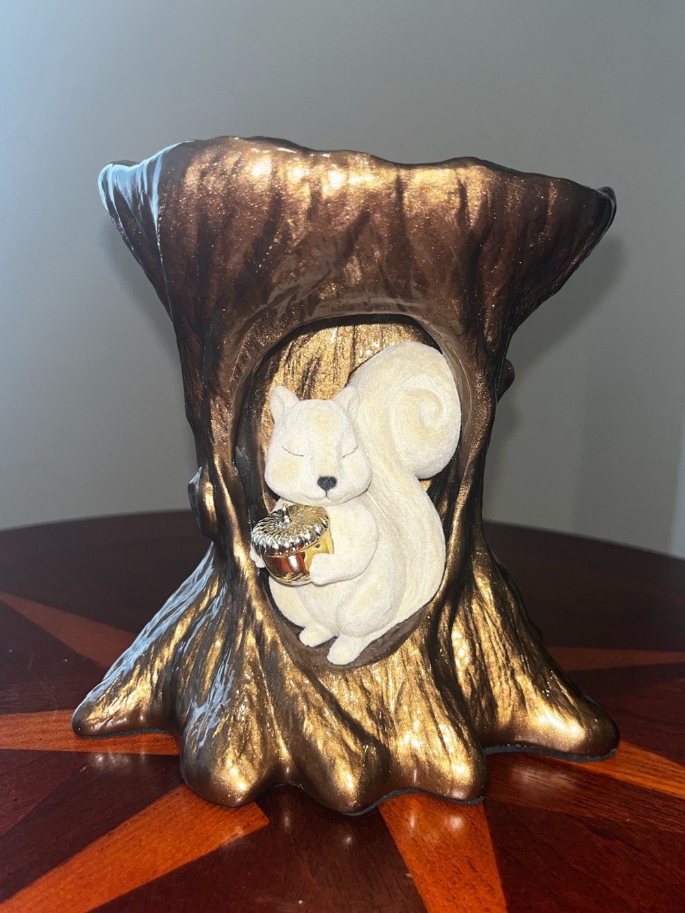 Bath & Body Works Squirrel in Tree 3-Wick Candle Holder